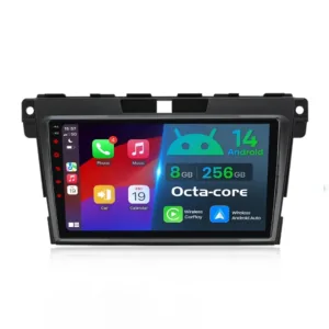 10″ CarPlay/Android Auto bilradio för Mazda CX-7 (2008-2015) - Trådlös, DSP & Plug-and-Play