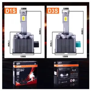 D1S/D3S LED-strålkastarlampor - 6000K, CANbus, Xenon-ersättning (OSRAM-stil)