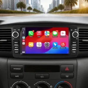 Toyota Corolla E120/E130 2000-2006 - 7" bilradio med Apple CarPlay och Android Auto