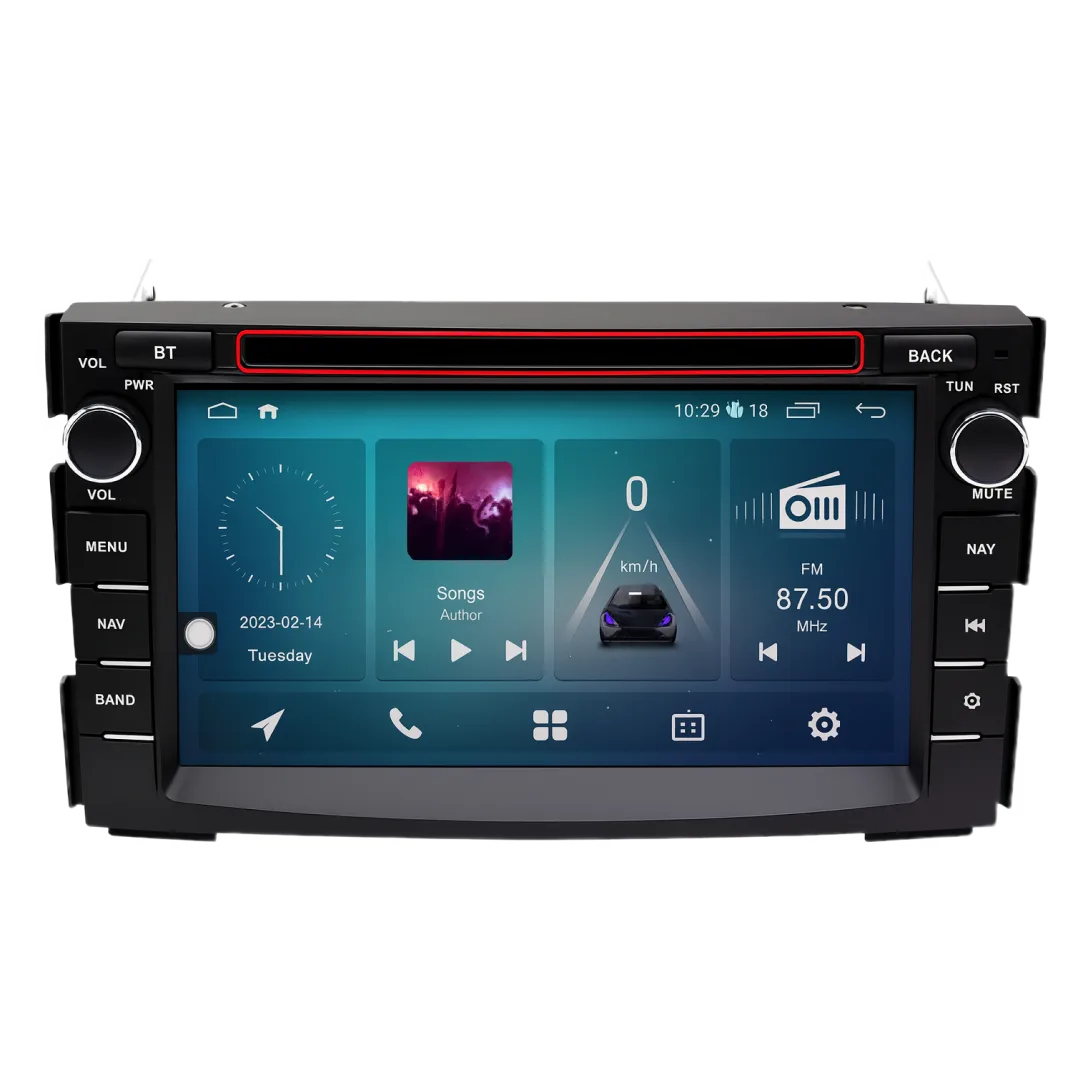 Kia Ceed 2010–2012 & Venga – 7_ Bilradio m. Apple CarPlay Og Android Auto Kia Ceed 2010-2012 & Venga - 7" bilradio med Apple CarPlay och Android Auto