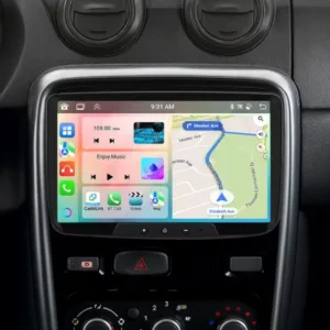 Dacia / Renault Sandero, Duster, Logan, Dokker (2010-2015) - 8" bilradio med Apple CarPlay och Android Auto