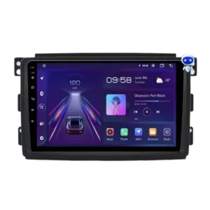 Smart Fortwo 451 2005-2010 - 9" bilradio med Apple CarPlay och Android Auto