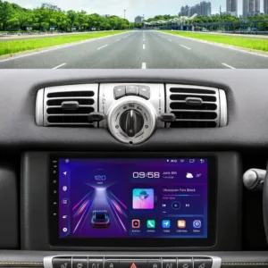 Smart Fortwo 451 2011-2015 - 9″ bilradio med Apple CarPlay och Android Auto